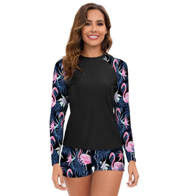 Women’s Swim Wear Rash Guard & Shorts